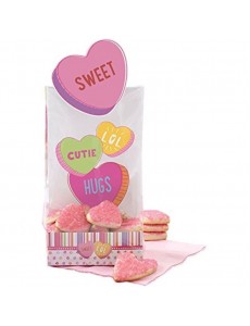 Sacos Sweet Etiquetas Coração